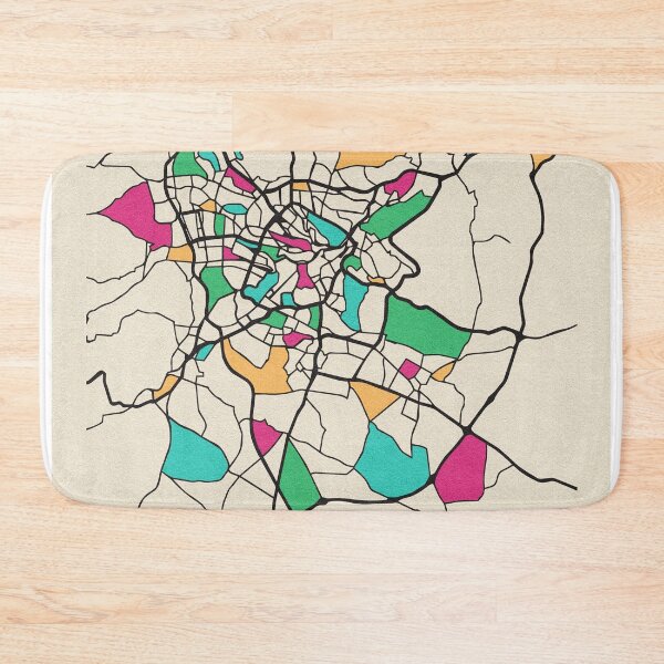 Item preview, Amman, Jordan Street Map designed and sold by A Deniz Akerman.