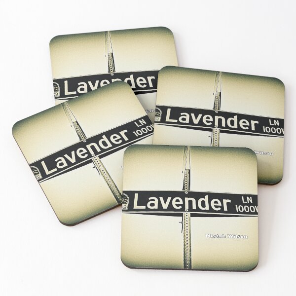 Item preview, Lavender Lane, La Cañada Flintridge, CA by Mistah Wilson designed and sold by The Street Sign Store.