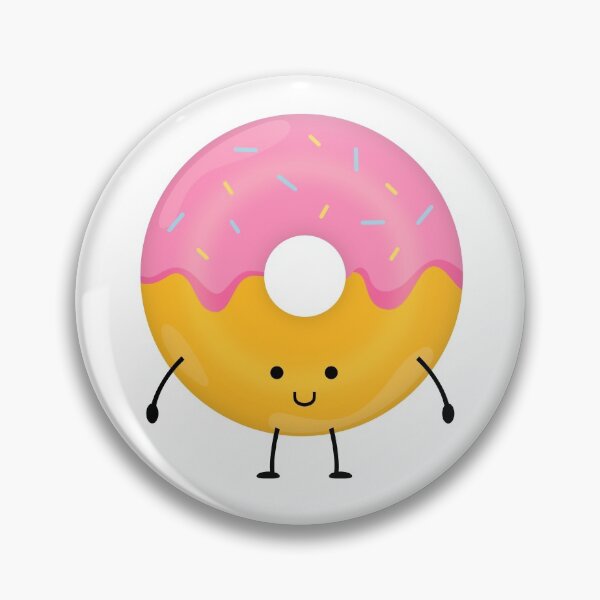 Item preview, Cute Happy Donut  designed and sold by BrightLightArts.