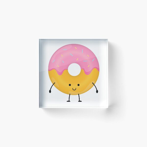 Item preview, Cute Happy Donut  designed and sold by BrightLightArts.