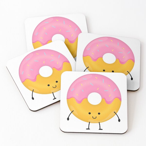 Item preview, Cute Happy Donut  designed and sold by BrightLightArts.