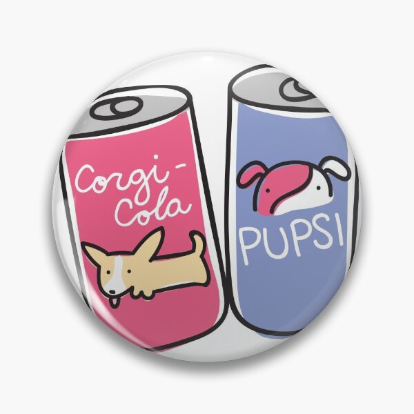 Item preview, Soda Pups: Corgi-Cola & Pupsi designed and sold by Bountiful Bean.