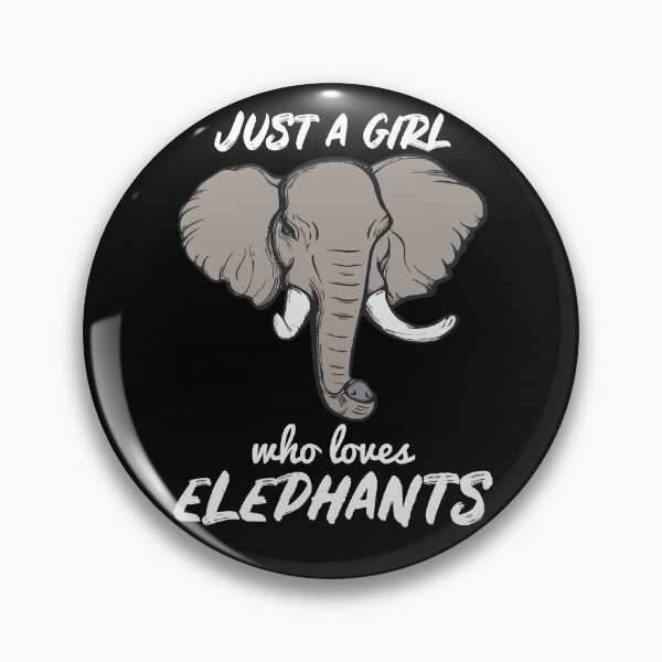 Item preview, Just A Girl Who Loves Elephants Lover African Elephant Art Gear designed and sold by DynamicDesign.