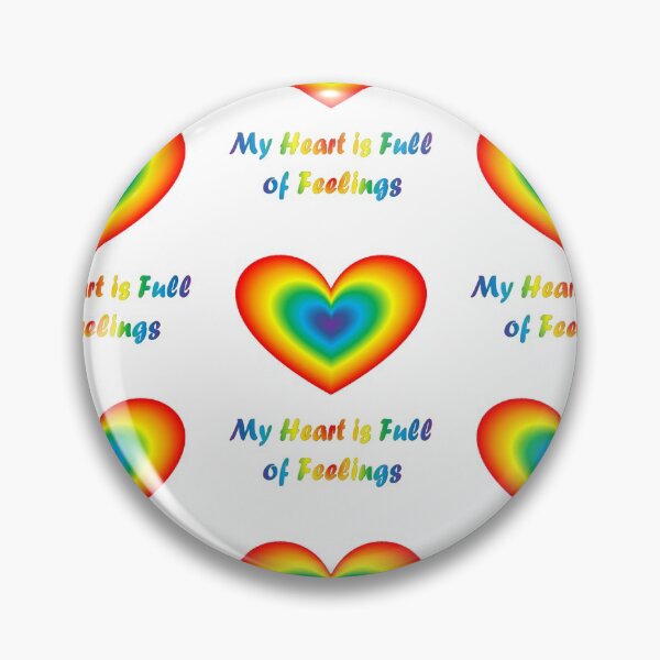 Item preview, Heart shining with rainbow and full of feelings and love designed and sold by helenkaiy.