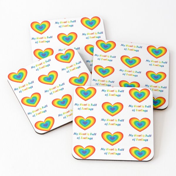 Item preview, Heart shining with rainbow and full of feelings and love designed and sold by helenkaiy.
