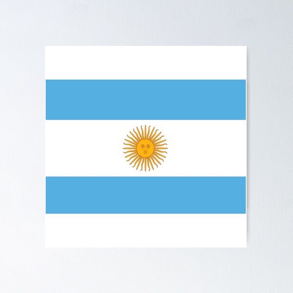 Item preview, Argentina Flag designed and sold by 3folds.