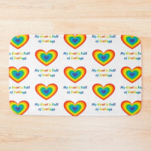 Item preview, Heart shining with rainbow and full of feelings and love designed and sold by helenkaiy.
