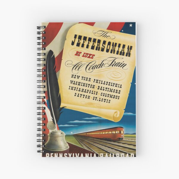 Item preview, The Jeffersonian vintage travel poster designed and sold by stickart-marek.
