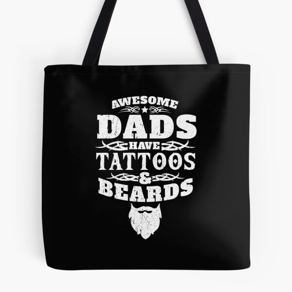Item preview, Mustache Lovers Dads Have Tattoos And Beards Gift designed and sold by 2blackcherries.