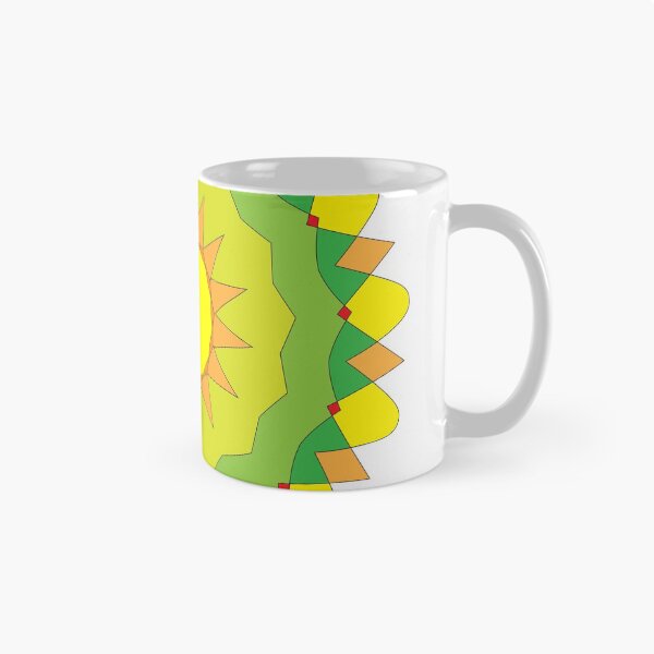 Item preview, geometric Mandala art Sunflower Classic repeated pattern designed and sold by vector-pro.