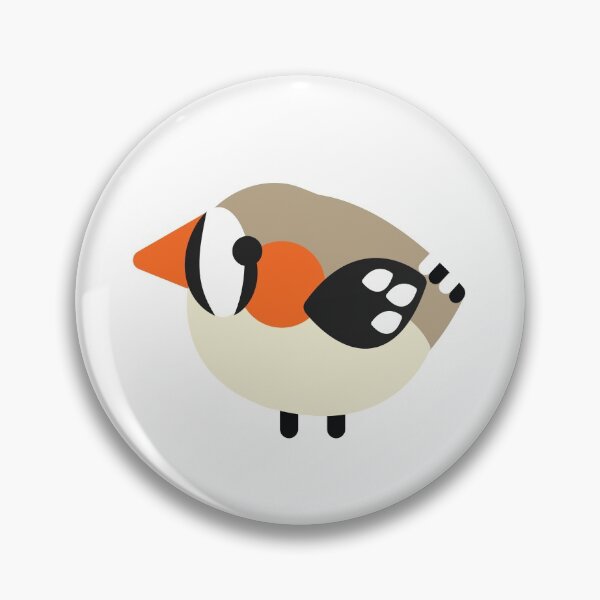 Item preview, Zebra Finch - Wild Birb designed and sold by Bountiful Bean.