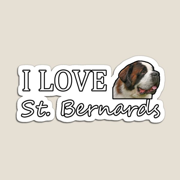 Item preview, Amo a St Bernards designed and sold by Teesigned.