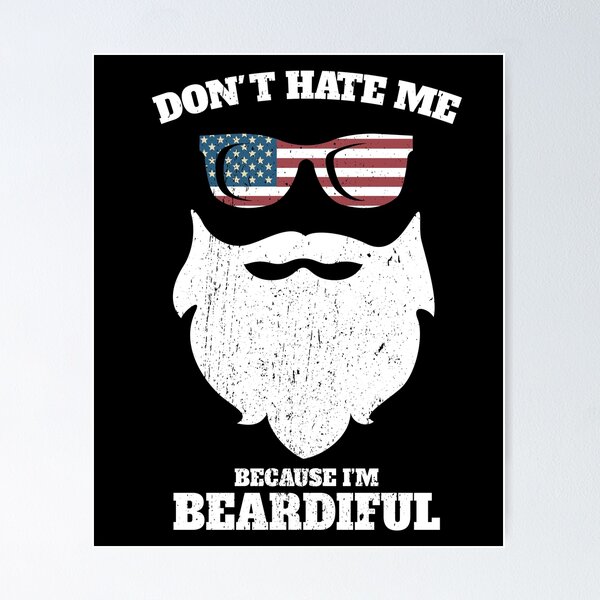 Artikelvorschau, I am Beardiful USA-Flagge Männer Geschenk entworfen und verkauft von 2blackcherries.