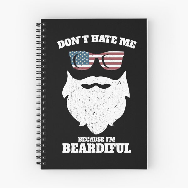 Item preview,  I am Beardiful Beard Mustache Lover USA flag Men's Gift designed and sold by 2blackcherries.