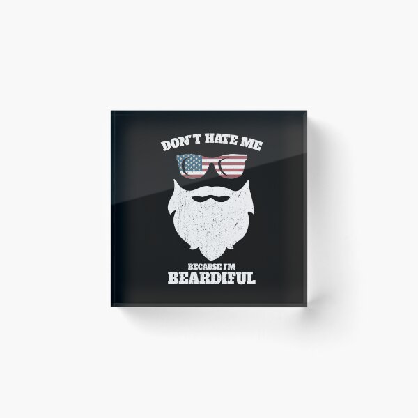 Artikelvorschau, I am Beardiful USA-Flagge Männer Geschenk entworfen und verkauft von 2blackcherries.