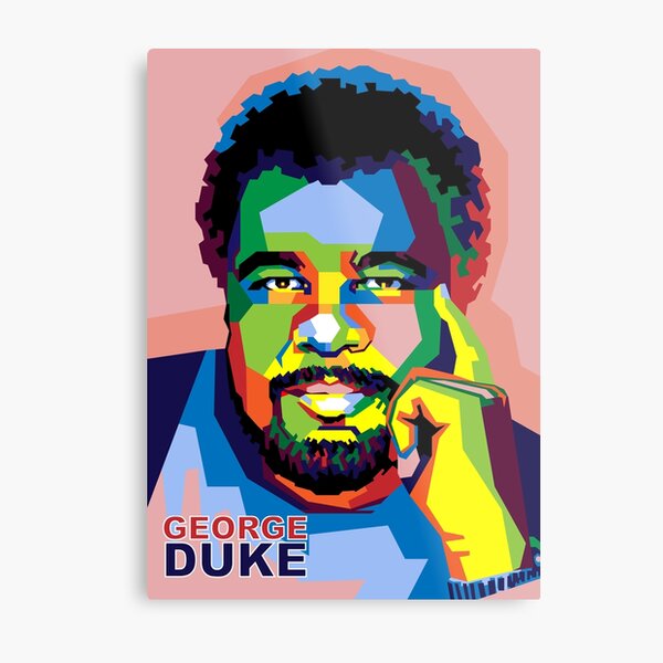 George Duke on WPAP Metal Print