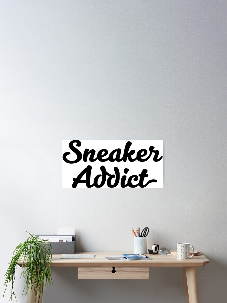 Thumbnail 2 of 3, Poster, Sneaker Addict Script designed and sold by tee4daily.