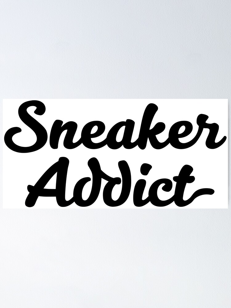 Thumbnail 1 of 3, Poster, Sneaker Addict Script designed and sold by tee4daily.