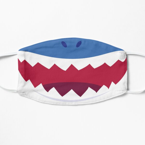 Sharp Teeth Face Masks Redbubble - sharp teeth mask roblox