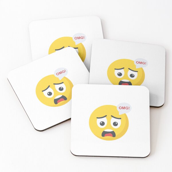 Item preview, OMG emoji speech bubble designed and sold by flying-flamingo.