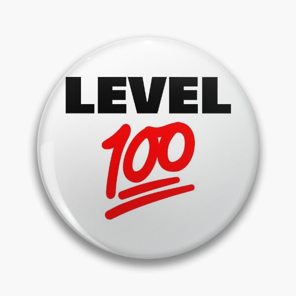 Item preview, Keep It Level 100 Emoji (black and red) designed and sold by AMangoTees.