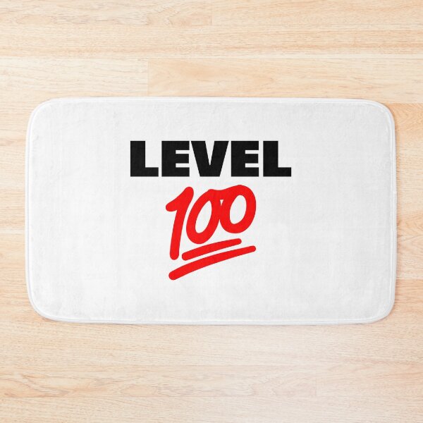 Item preview, Keep It Level 100 Emoji (black and red) designed and sold by AMangoTees.