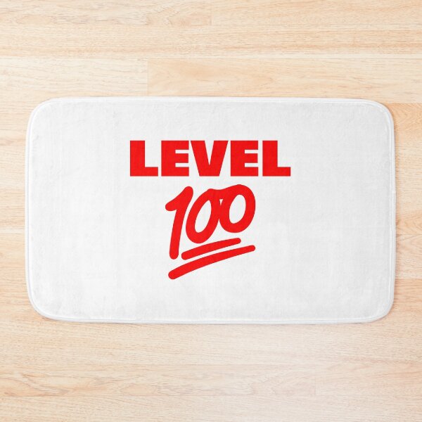 Item preview, Keep It Level 100 Emoji (red) designed and sold by AMangoTees.