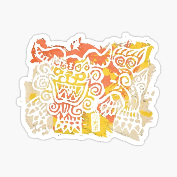 Okinawa Shisa 沖縄シーサ Design Sticker