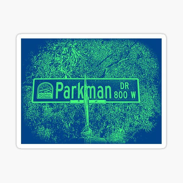 Parkman Drive, La Cañada Flintridge, CA by Mistah Wilson Sticker