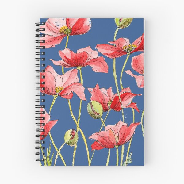 Artikelvorschau, Rote Mohnblumen, Abbildung entworfen und verkauft von JRoseDesign.