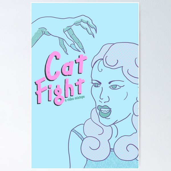 Item preview, Cat Fight designed and sold by werewolfgal.