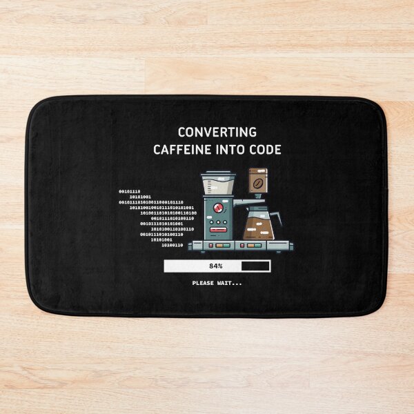 Item preview, Converting Caffeine Into Code - Dark Mode designed and sold by EPAvenue.