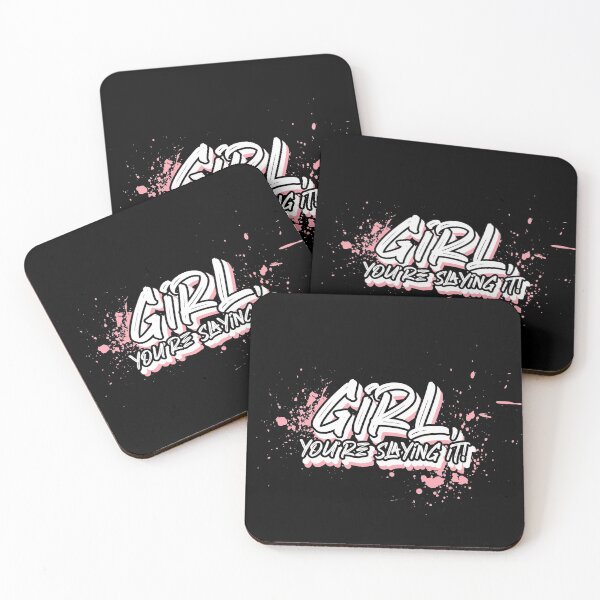 Item preview, Girl You're Slaying It! designed and sold by MoonsmileProd.