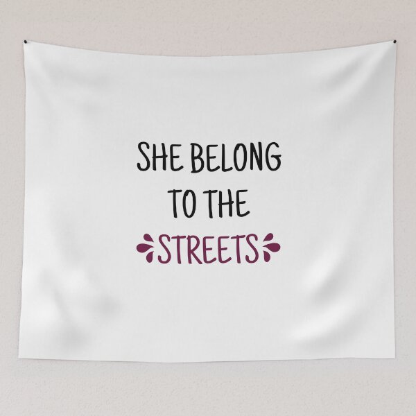 Item preview, She Belong To The Streets designed and sold by Oussamamehenni.