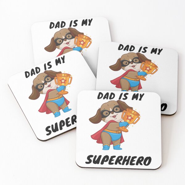 Item preview, Dad is My Superhero Dog Dad Fathers Day gifts designed and sold by GmolahUnlimited.
