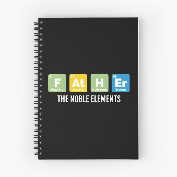 Item preview, Father Noble Elements Gift for Dad Periodic Table designed and sold by EstelleStar.