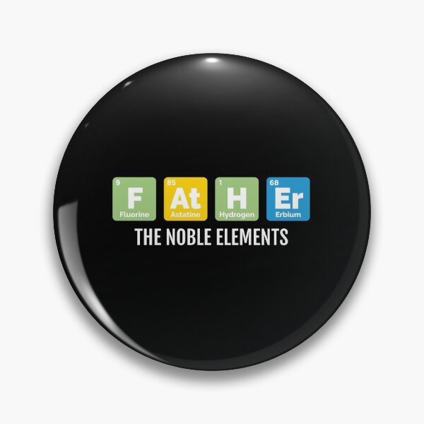 Item preview, Father Noble Elements Gift for Dad Periodic Table designed and sold by EstelleStar.