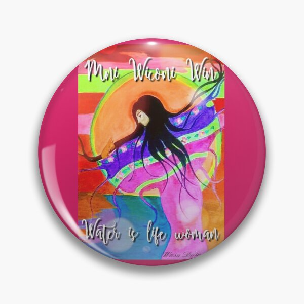 Item preview, Mni Wiconi-Water is life women designed and sold by wasuduta.