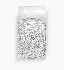 AKTUALISIERTE 5sos Spirale mit SKULL LOGO Bettbezug