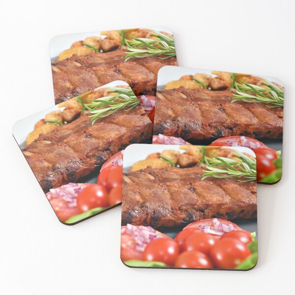 Item preview, pork spare ribs at plate designed and sold by goceris.