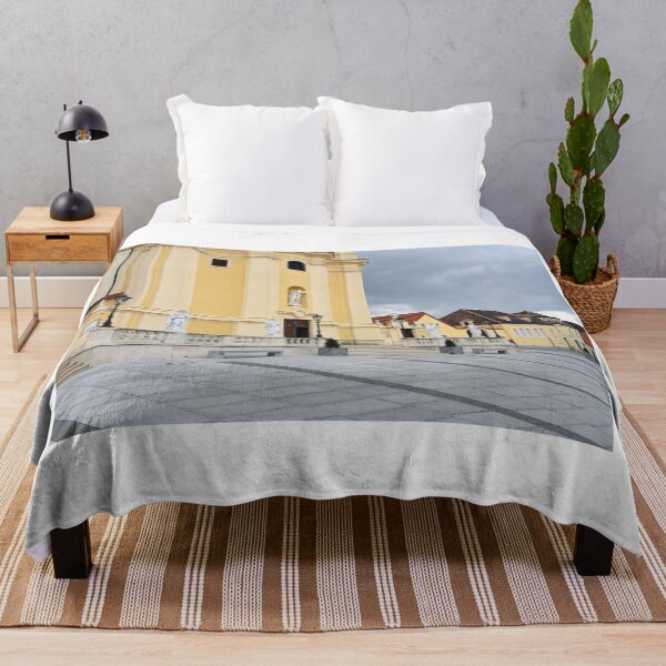Item preview, Church and street in Laxenburg Austria designed and sold by goceris.