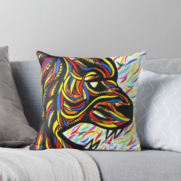Item preview, Colorful Lion Painting designed and sold by Kitslam Art.