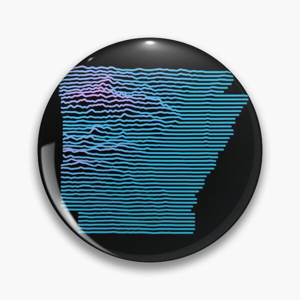 Item preview, Arkansas Map Art - Joy Plot Topography designed and sold by KRANKARTA.