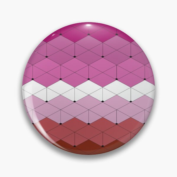 Item preview, Lesbian Pride Flag 3D Illusion designed and sold by Wh1teF1re.