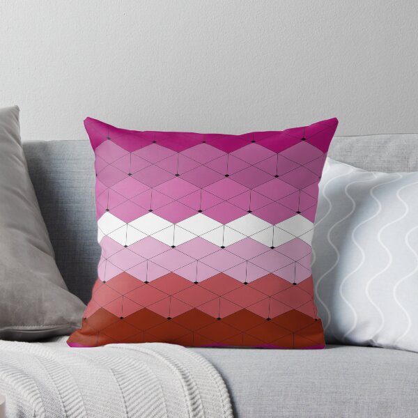 Item preview, Lesbian Pride Flag 3D Illusion designed and sold by Wh1teF1re.