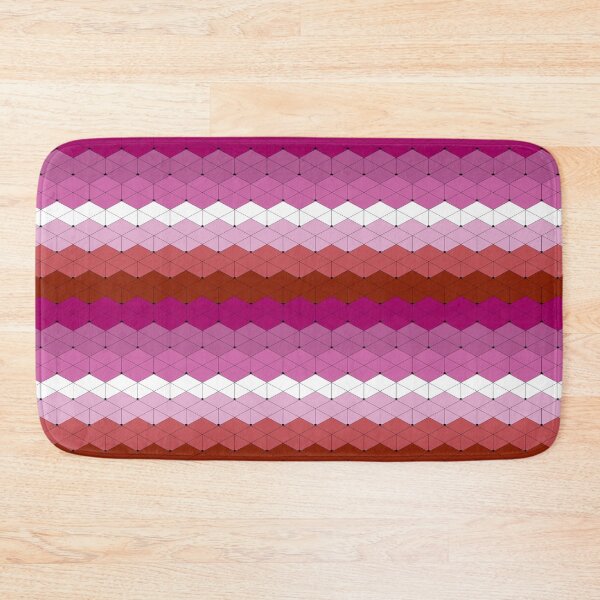 Item preview, Lesbian Pride Flag 3D Illusion designed and sold by Wh1teF1re.