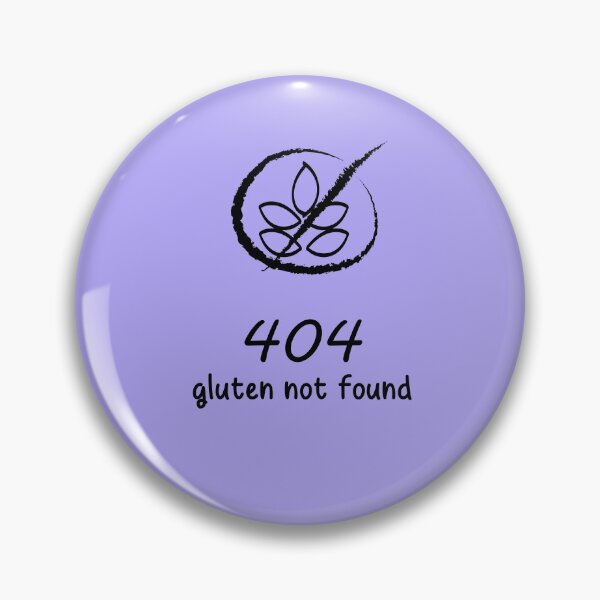 Item preview, 404 gluten not found with icon designed and sold by TheSpecialDiet.
