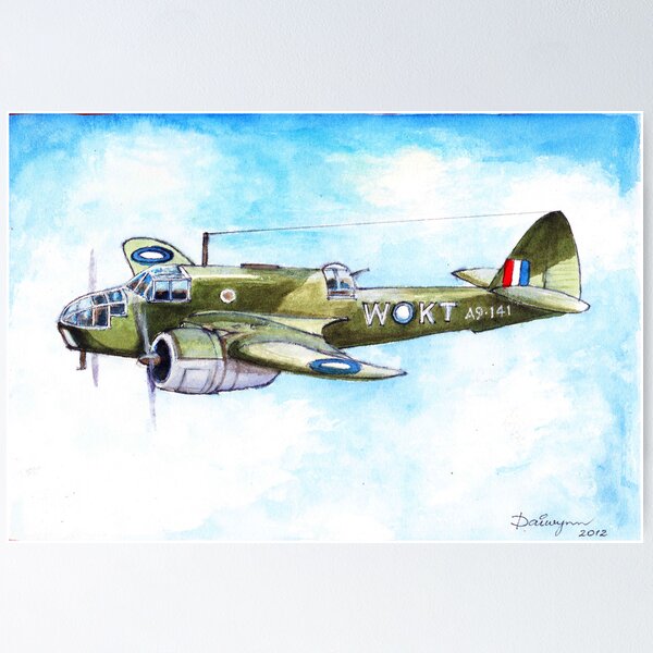 Artikelvorschau, Beaufort Bomber entworfen und verkauft von Dai Wynn Fine Art.