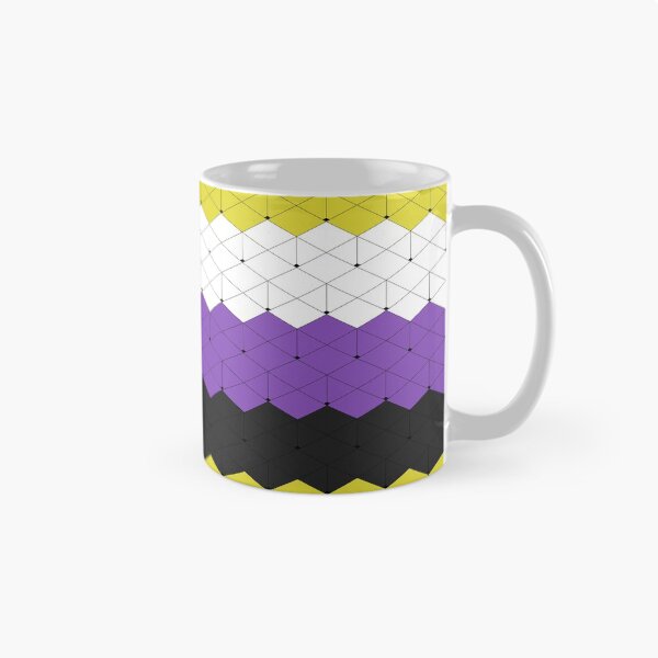 Item preview, Non binary Flag 3D Illusion designed and sold by Wh1teF1re.