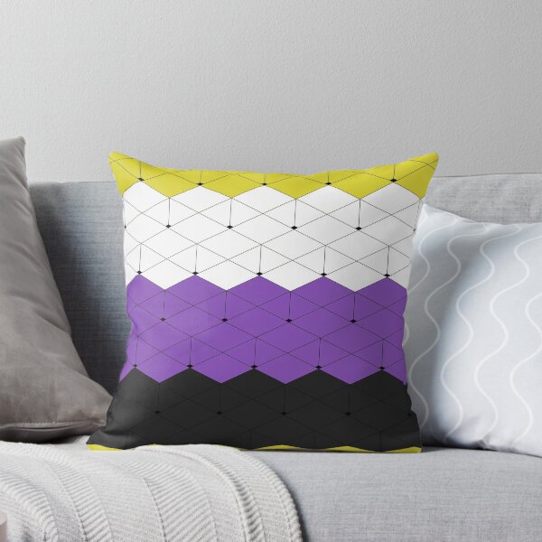 Item preview, Non binary Flag 3D Illusion designed and sold by Wh1teF1re.